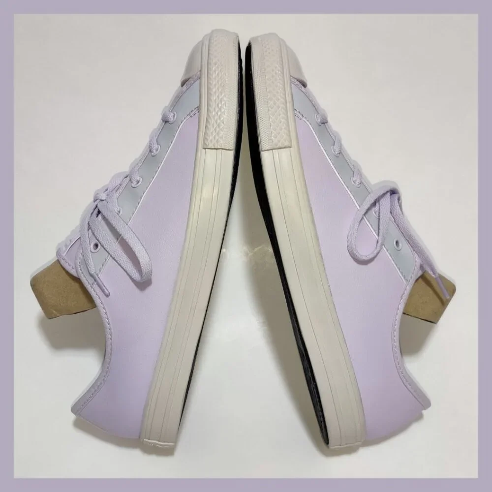 New Converse Chuck Taylor All Star CTAS Dainty Ox Sneakers Lavender Women's 8 - Picture 3 of 9